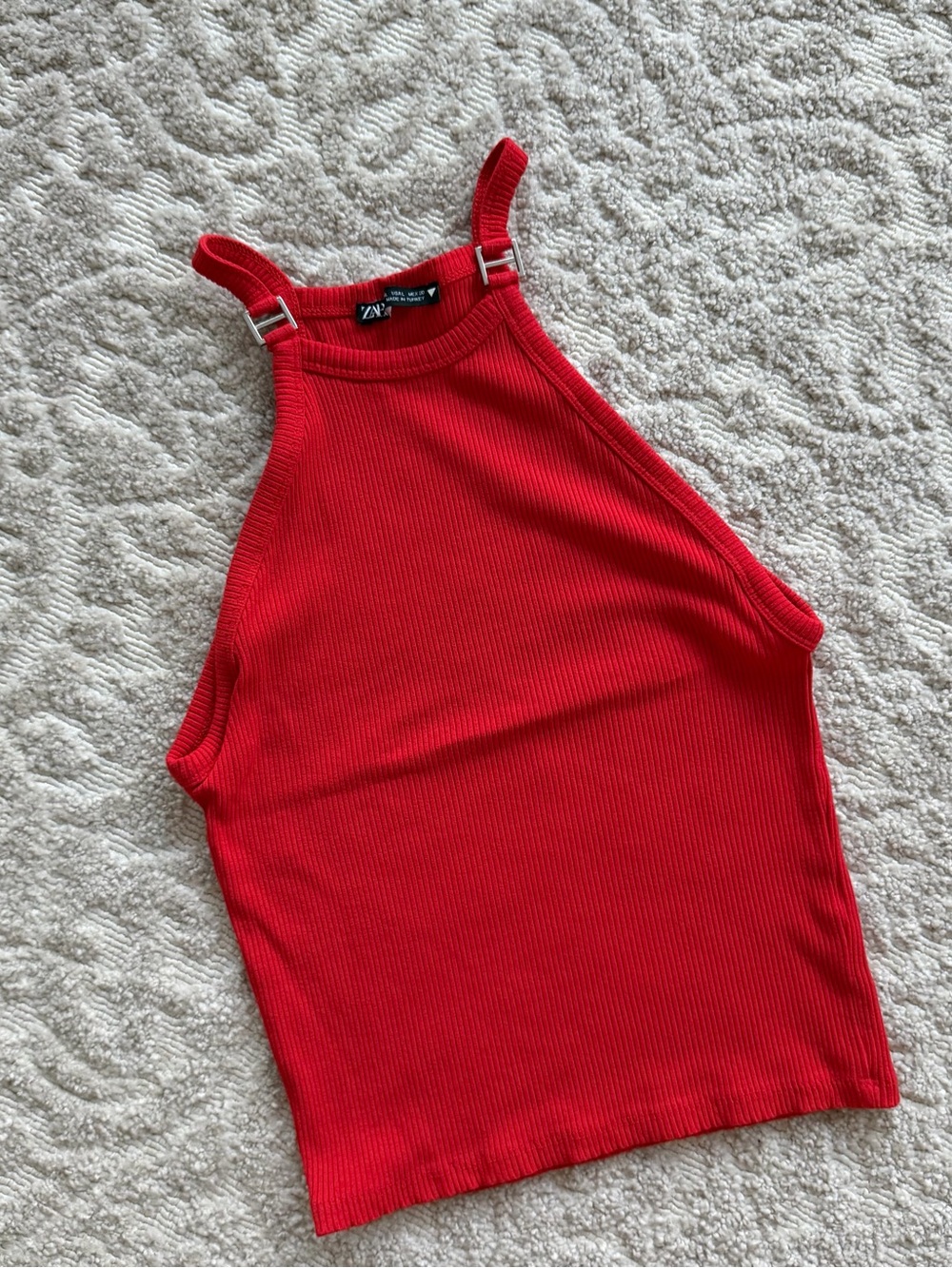 Zara Red Tank Top - Size: L - Worn Once